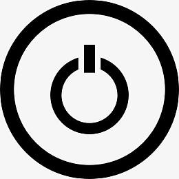 从圆形按钮符号图标