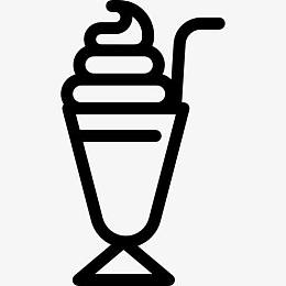 奶昔与Straw 图标