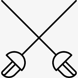击剑决斗图标