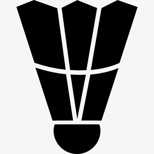 羽毛球的羽毛图标