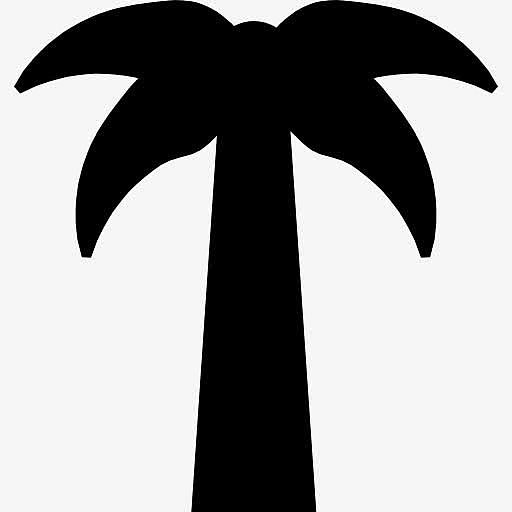 对称的棕榈树图标