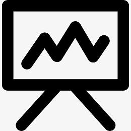 图形化的业务演示白板上图标