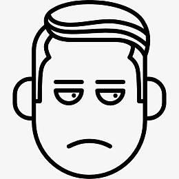 进攻的脸图标