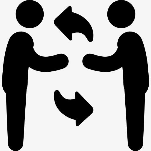 男人交换符号图标