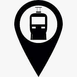 火车站的位置图标