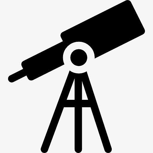 天文望远镜图标