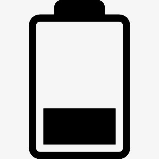 低电池状态图标