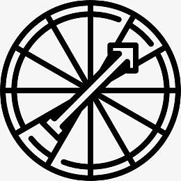 轮盘赌箭图标
