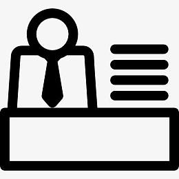 办公室的工作人员图标