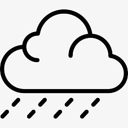 下雨的云图标