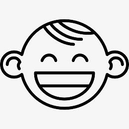 微笑的孩子图标