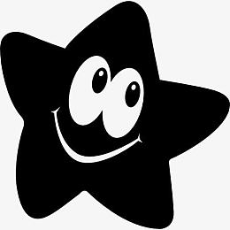kaixin101标识一个微笑之星图标