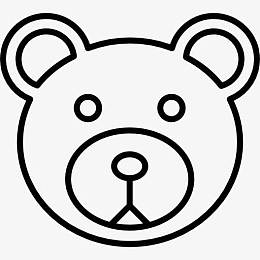 Teddy Bear Head 图标