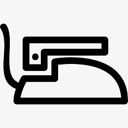 铁的轮廓侧面图标