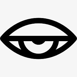 困乏的眼睛图标