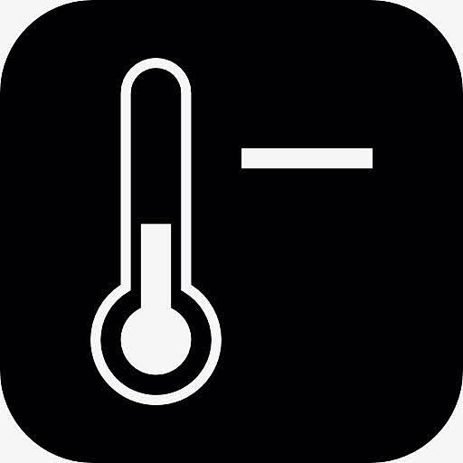 温度计温度控制工具在冬季图标