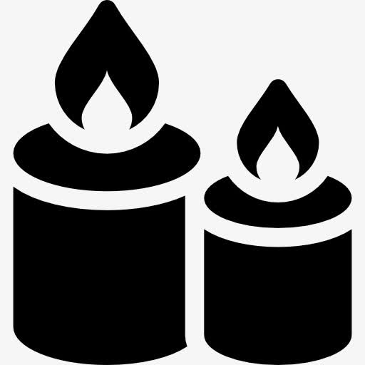 红蜡烛符号图标图片