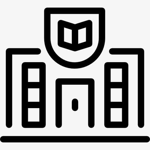 图书馆建筑图标