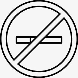 没有烟雾信号图标