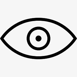 眼可见的概述界面符号图标