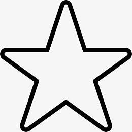 明星的轮廓收藏图标