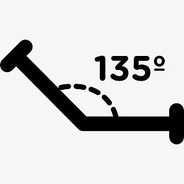 钝角135度图标