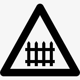 铁路道口标志图标