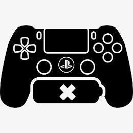 PS4游戏控制没有电池图标