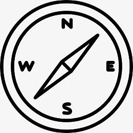 方位罗盘图标