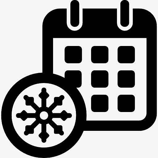 Snowflake在日历图标