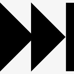 快进箭头符号图标