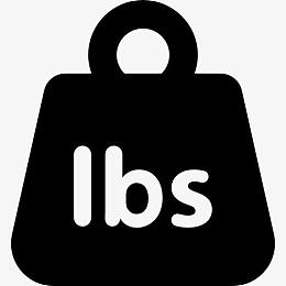 一个体重图标
