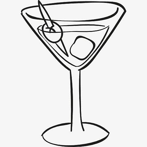 Cocktail Glass用冰块图标