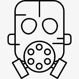 防毒面具图标