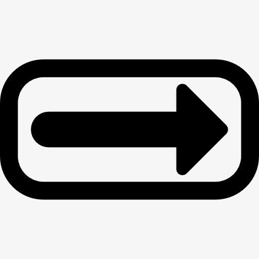 出口方向标志图标