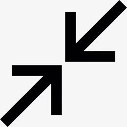 汇聚箭头图标