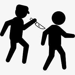 罪犯用刀在沃克图标