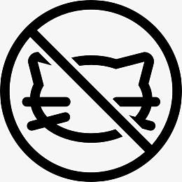 没有猫接受图标