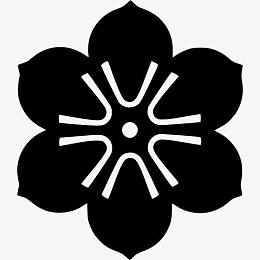 传说日本国旗象征花图标