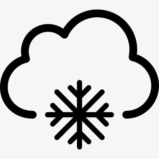 中雪天气符号图片图片
