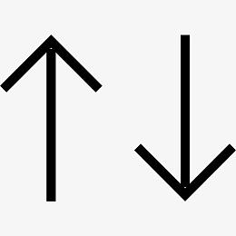 上下直箭头图标