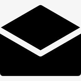 打开信封变剪影图标