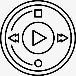 音乐播放器的选项图标