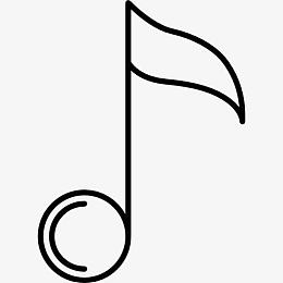 一个音符图标