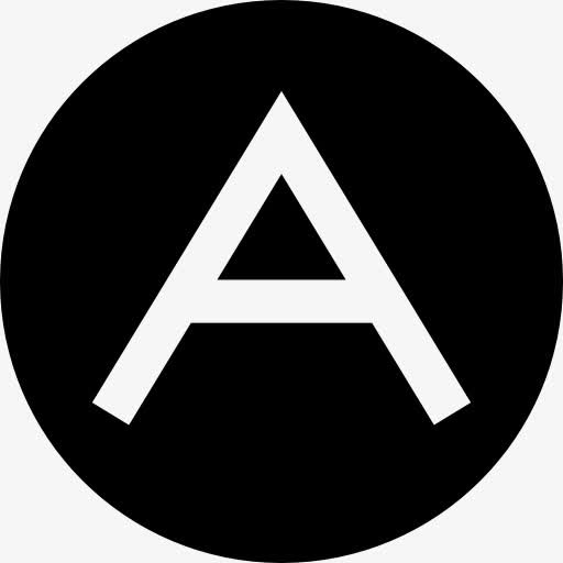 字母标识一个圆圈内图标