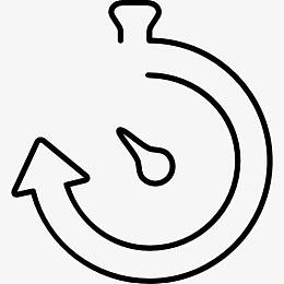 物流配送时间概述标志图标