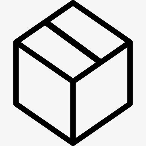 封闭的纸箱图标