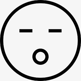 表情闭着眼睛张开大嘴图标