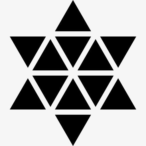 多角星六点图标