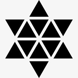 多角星六点图标